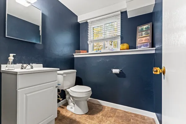 a bathroom with a sink and a toilet