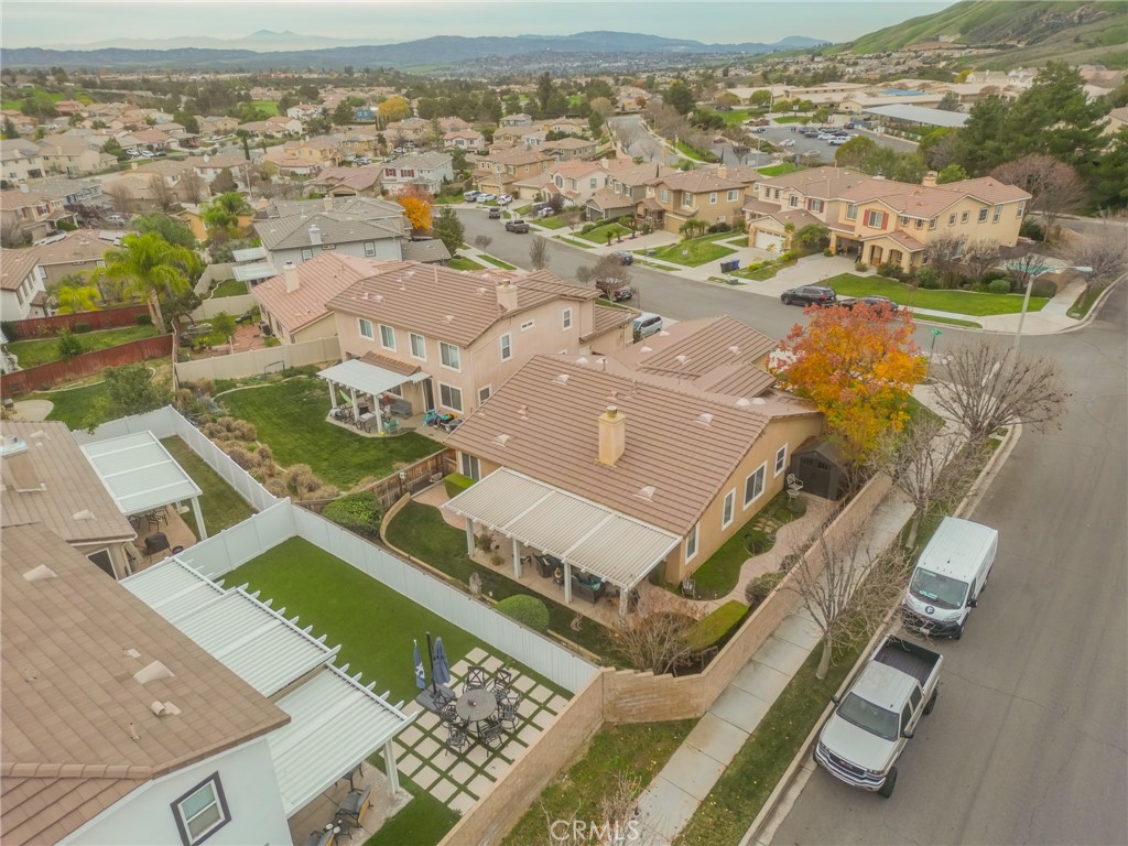 11555 Townsend Way Yucaipa, CA 92399 - Photo 46 of 47 an aerial view of residential houses with outdoor space