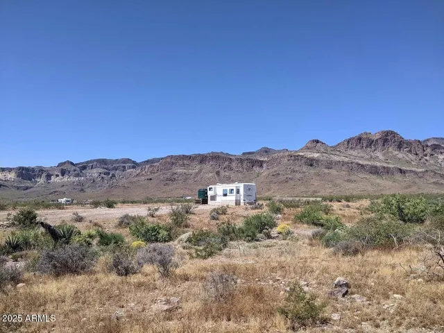 a view of city and mountain