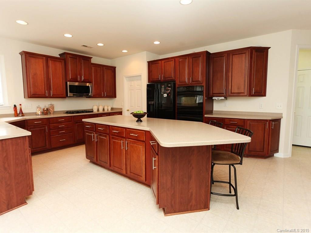 1962 Faison Avenue Fort Mill, SC 29708 - Photo 12 of 24 a kitchen with stainless steel appliances granite countertop wooden cabinets a stove top oven a sink and dishwasher
