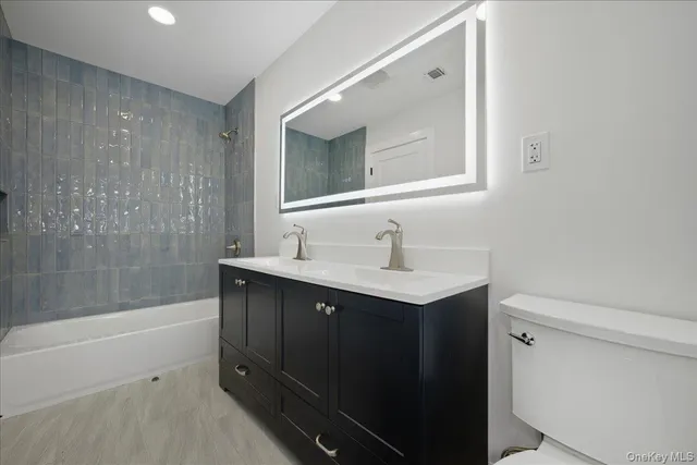 a view of a hallway with a projector space