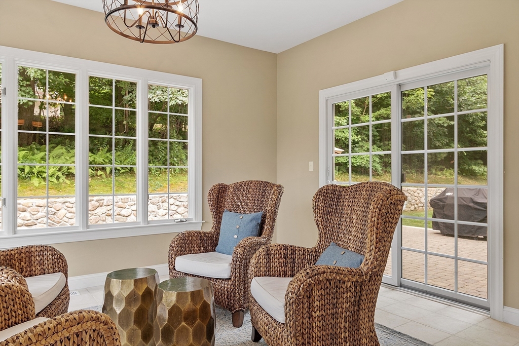 3 Coderre Way Andover, MA 01810 - Photo 16 of 42 a view of a dining room with furniture window and outside view