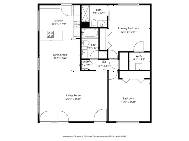 a picture of a bench in a white building