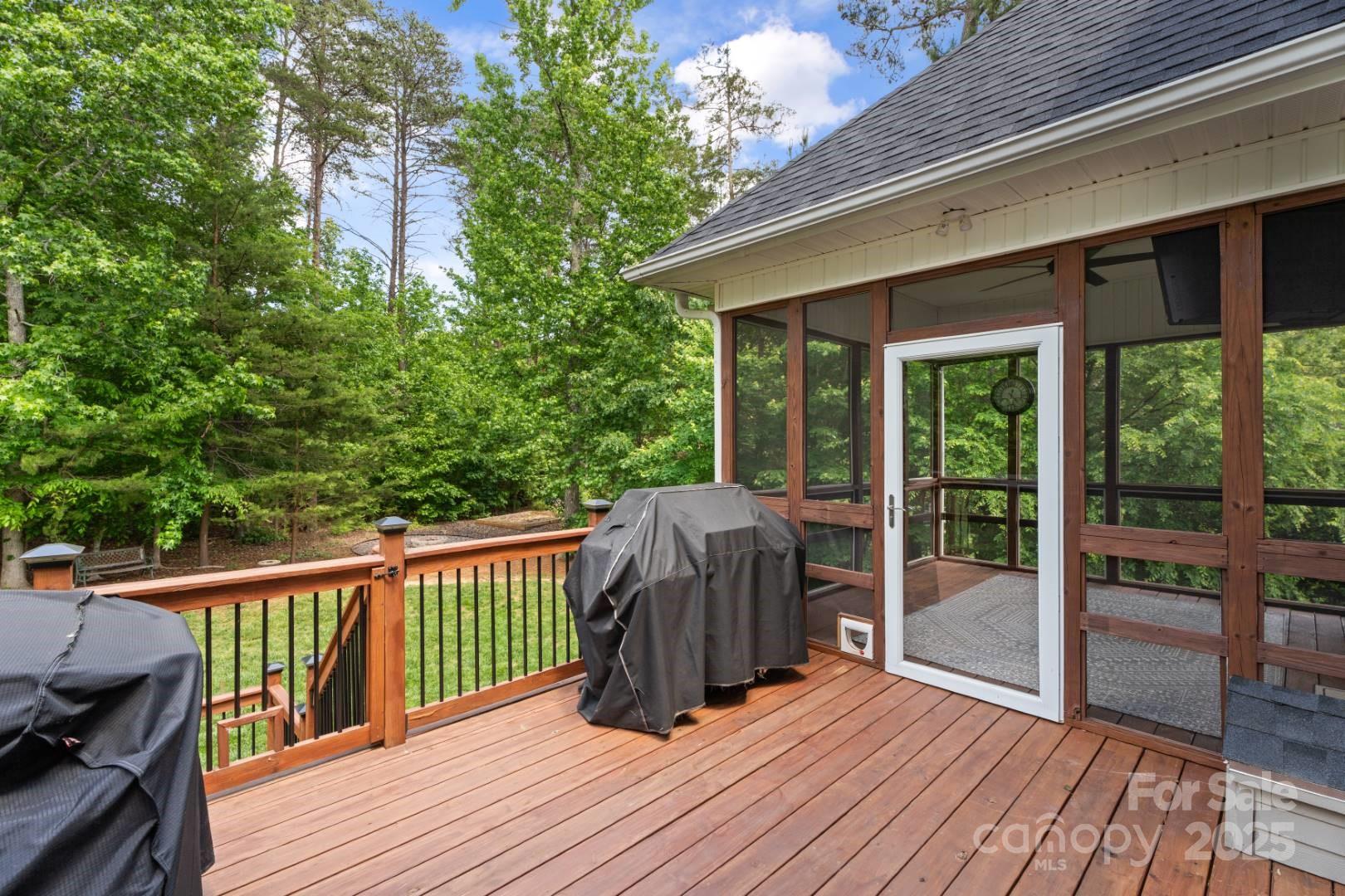 153 Canyon Road Mocksville, NC 27028 - Photo 9 of 46 a view of a wooden deck