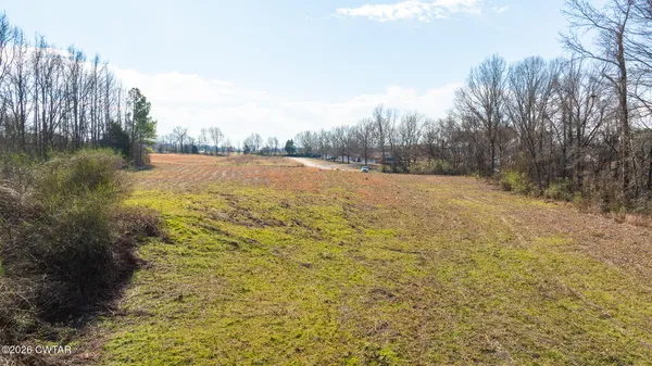a view of lake with green space