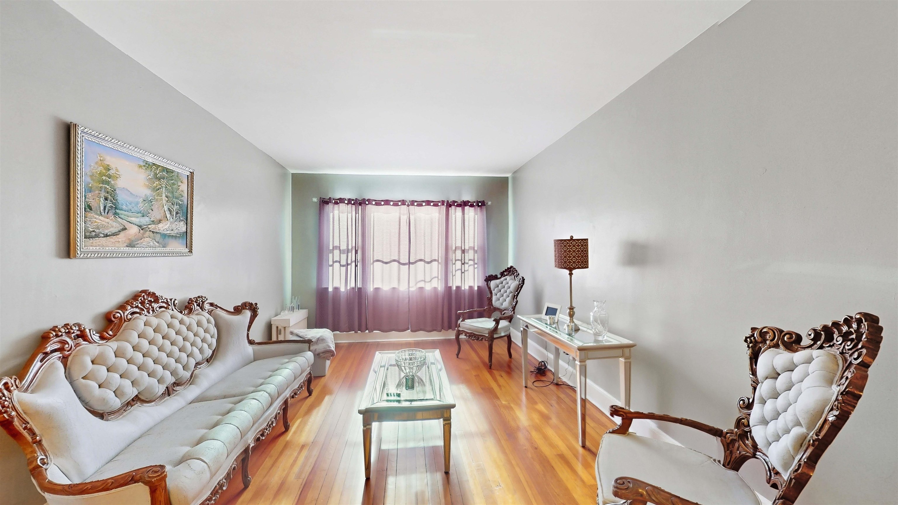 159 West 32nd Street Bayonne, NJ 07002 - Photo 17 of 47 a living room with furniture and a wooden floor