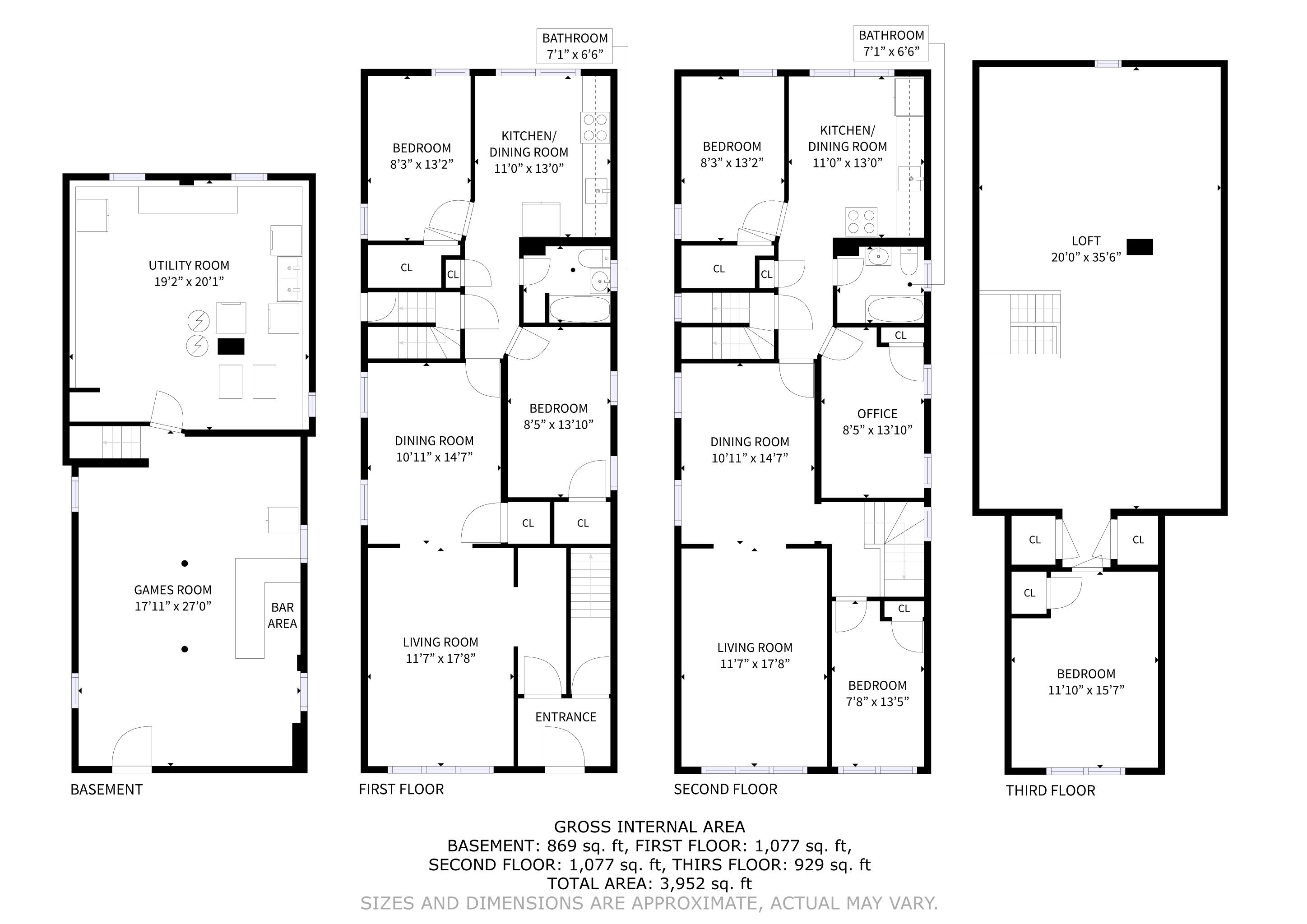 159 West 32nd Street Bayonne, NJ 07002 - Photo 4 of 47 a picture of a bathroom with a shower