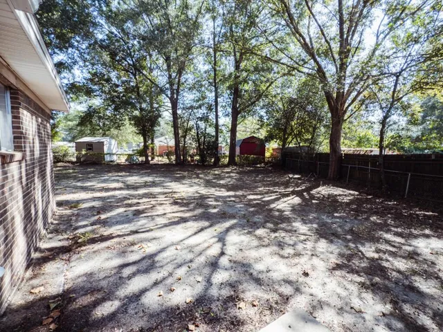 a view of a outdoor space with trees