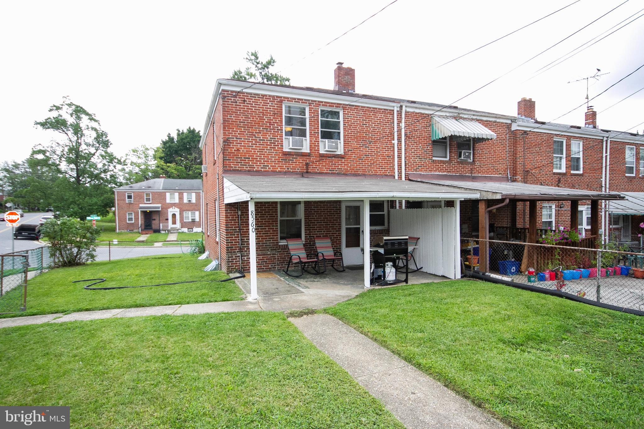 8560 Willow Oak Road Baltimore, MD 21234 - Photo 31 of 31 Large fenced yard with covered back porch