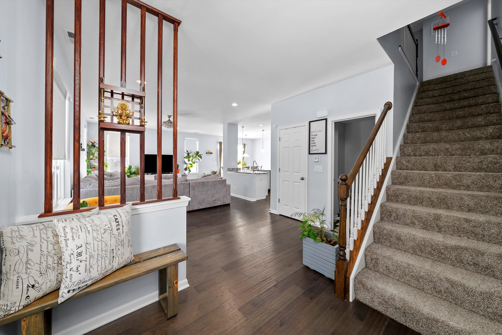 4177 Irving Road Aurora, IL 60504 - Photo 5 of 39 a living room with furniture and wooden floor