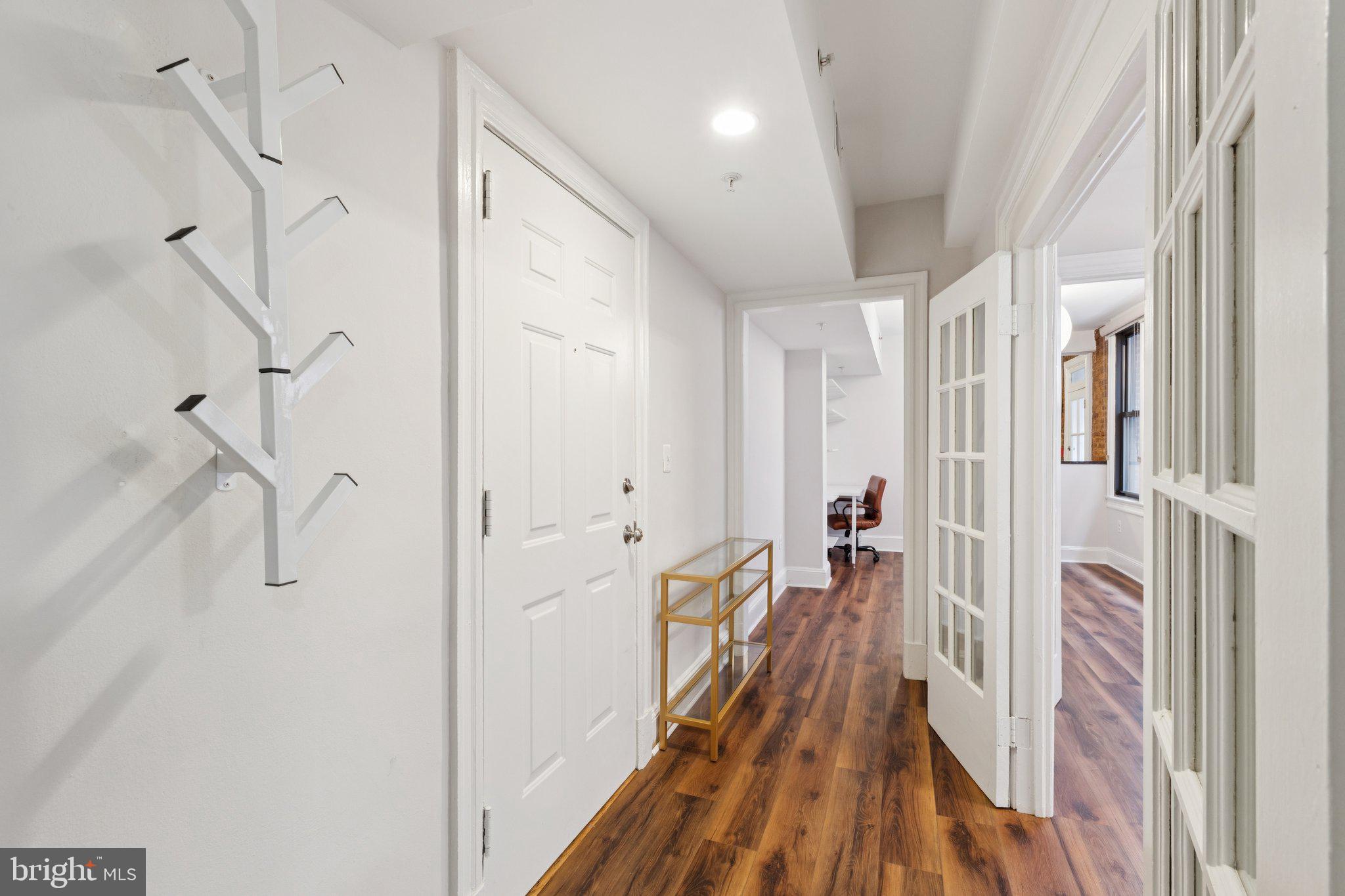 Inviting entryway with modern charm.