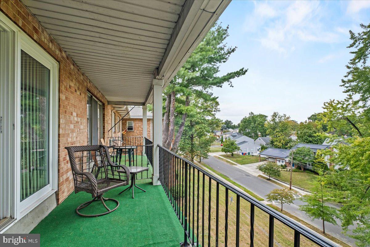 201 Cuthbert Boulevard, Unit D50 Haddon Township, NJ 08107 - Photo 27 of 46 Balcony with Kraft Ave View