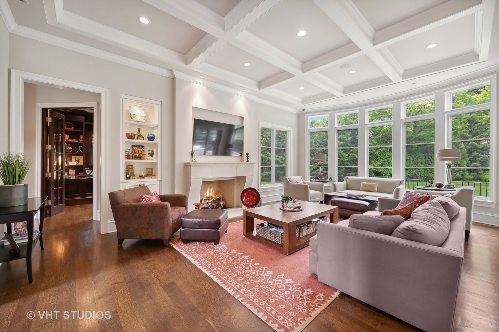 555 Sheridan Road Glencoe, IL 60022 - Photo 9 of 27 a living room with furniture large window and wooden floor