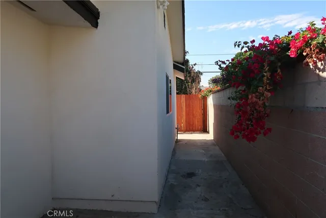 a view of a house with a hallway