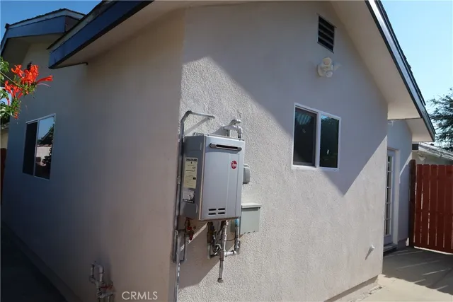 a view of storage and utility room