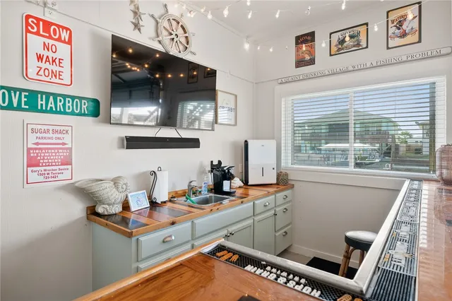 a room with furniture and a window