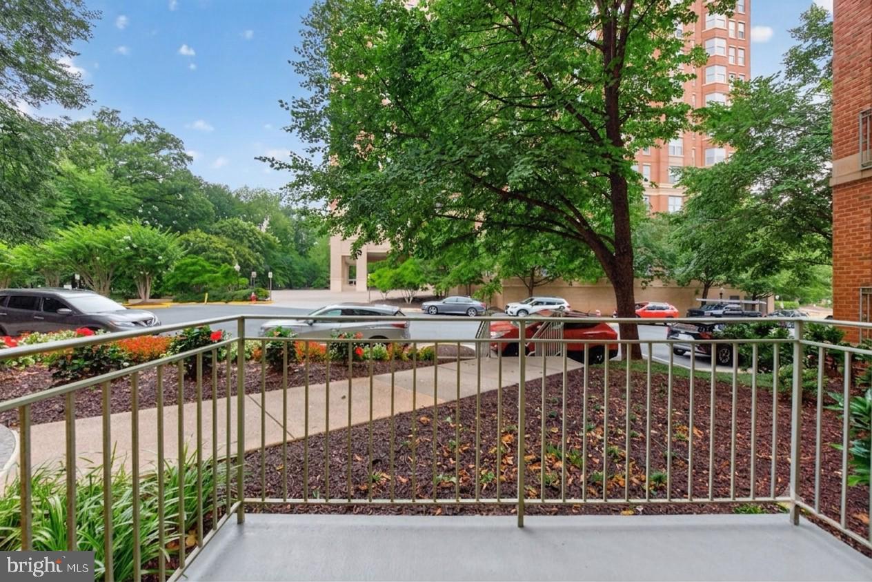 11775 Stratford House Place, Unit 112 Reston, VA 20190 - Photo 17 of 53 Patio off Living Room- virtually enhanced