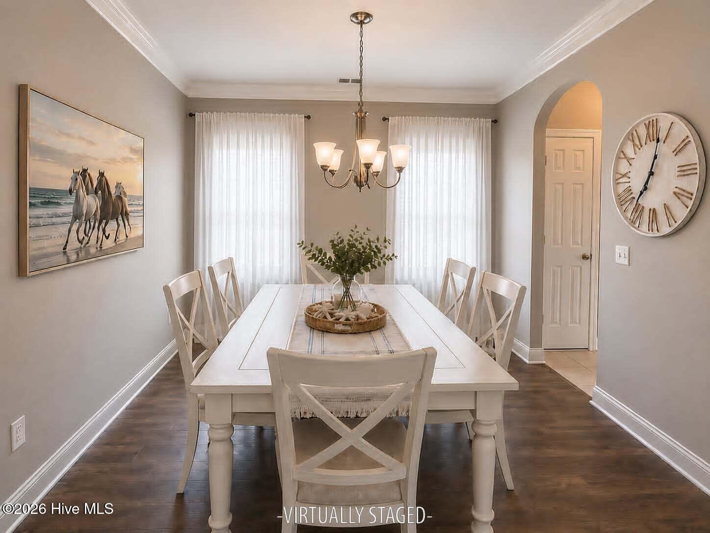 673 Morris Landing Road Holly Ridge, NC 28445 - Photo 43 of 125 Virtually staged formal dining area