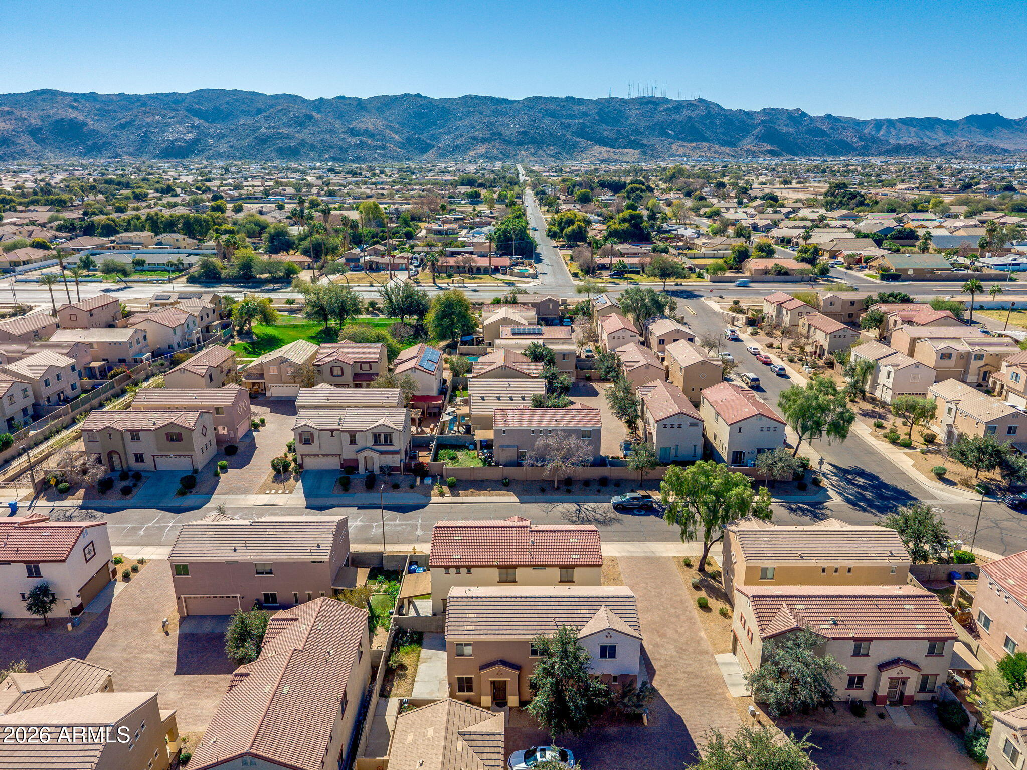 1332 East Dunbar Drive Phoenix, AZ 85042 - Photo 42 of 50 an aerial view of a city