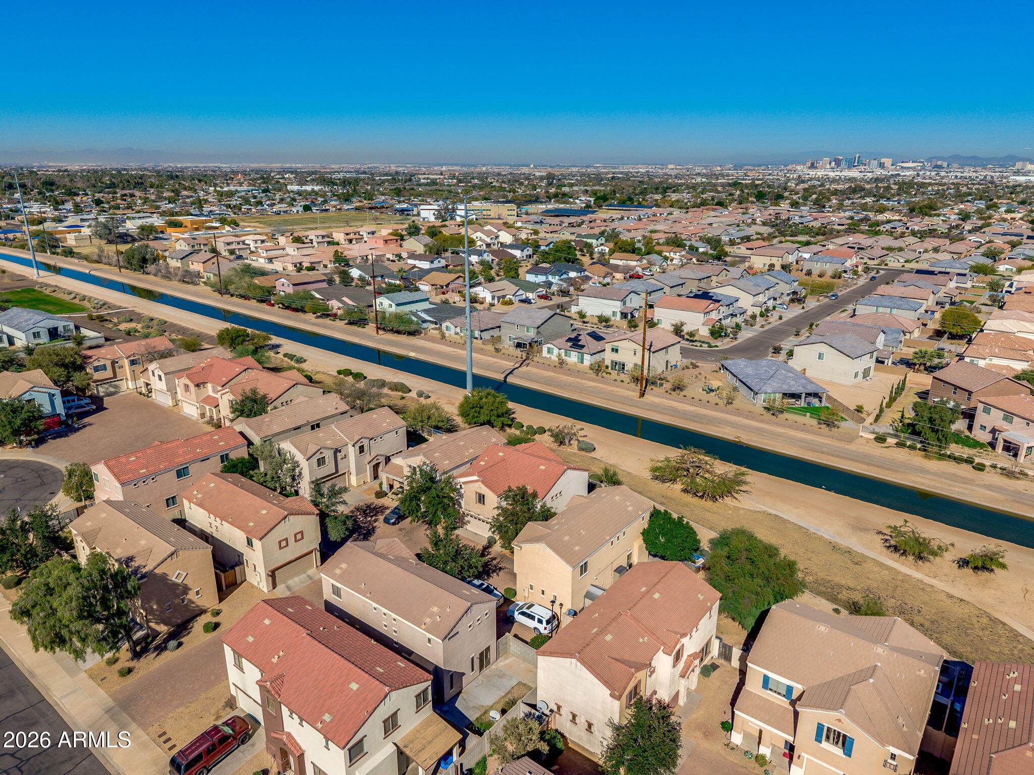 1332 East Dunbar Drive Phoenix, AZ 85042 - Photo 46 of 50 an aerial view of a city