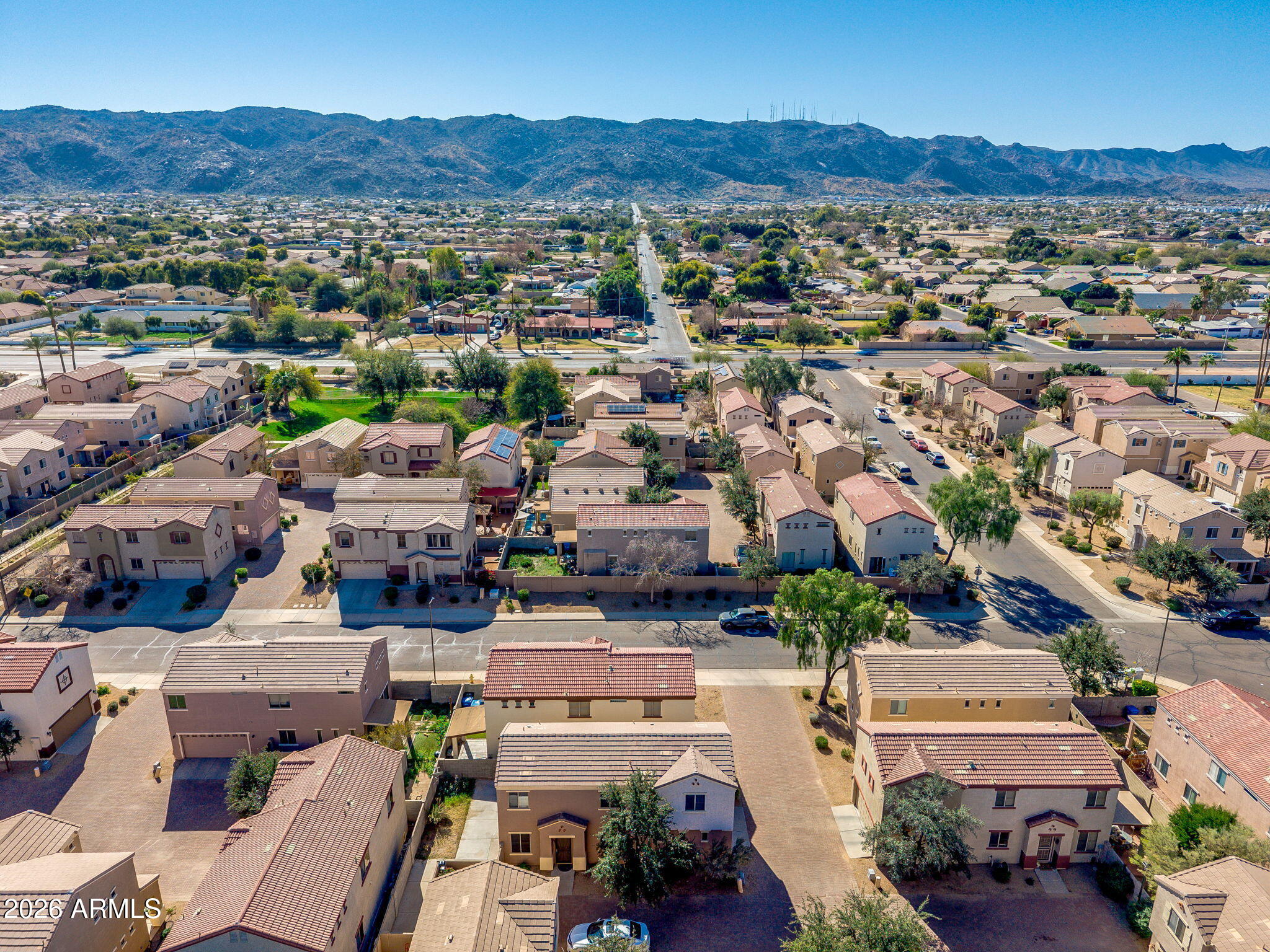 1332 East Dunbar Drive Phoenix, AZ 85042 - Photo 49 of 50 an aerial view of a city
