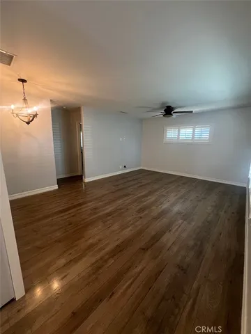 wooden floor in an empty room