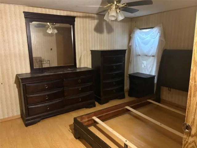 a room with furniture