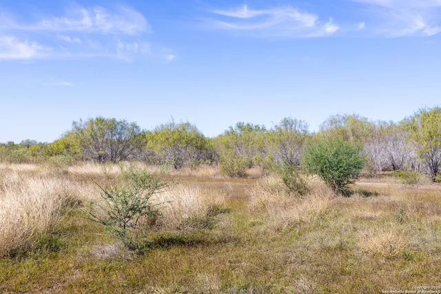a view of lake with green space