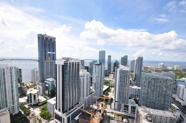 a city view with lot of high rise buildings