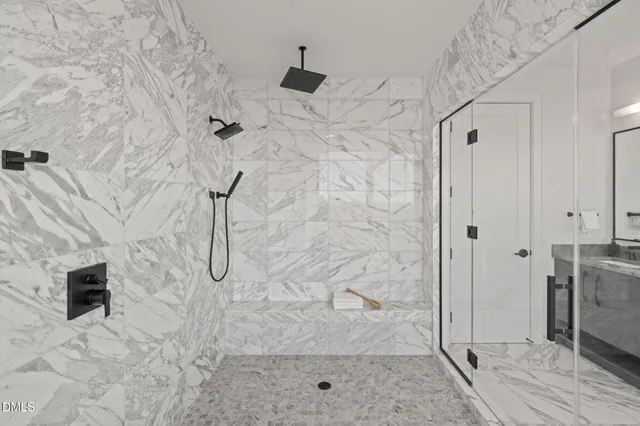 a view of a swimming pool and a patio