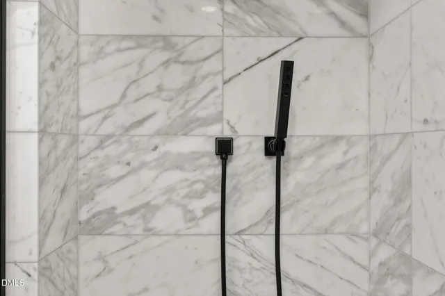 a city view with tall buildings