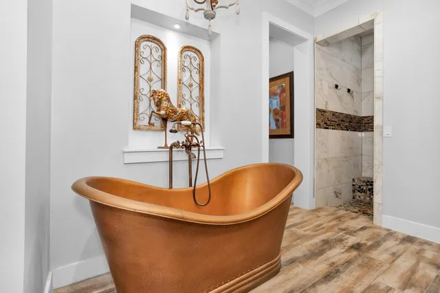 a view of wooden floor