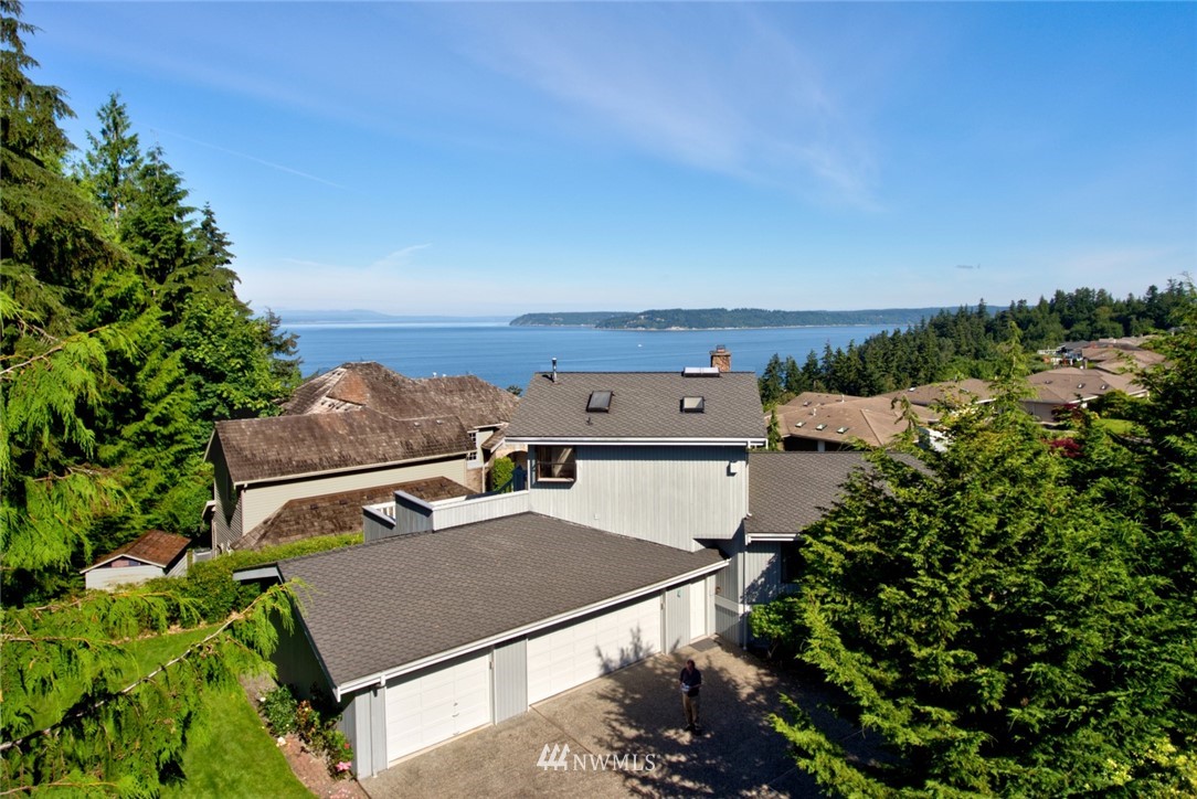 6720 139th Place Southwest Edmonds, WA 98026 - Photo 3 of 27 an aerial view of a house with a garden