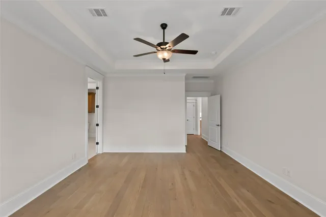 a spacious bathroom with a double vanity sink double and mirror