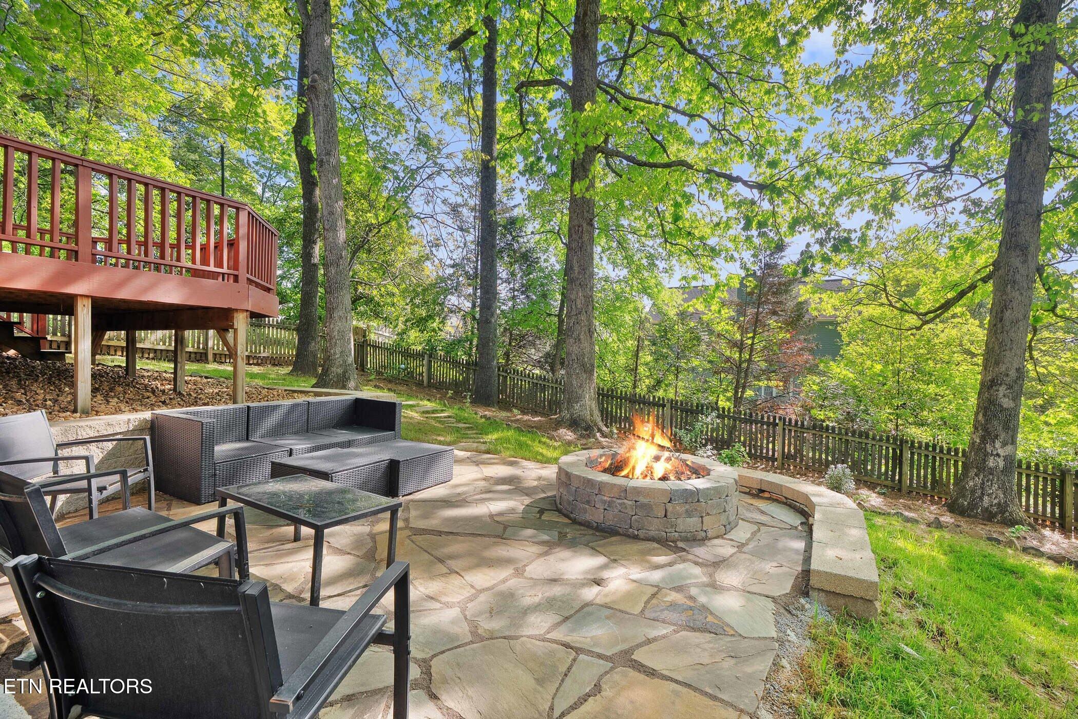 9140 Colchester Ridge Road Knoxville, TN 37922 - Photo 17 of 35 Fire Pit/Patio