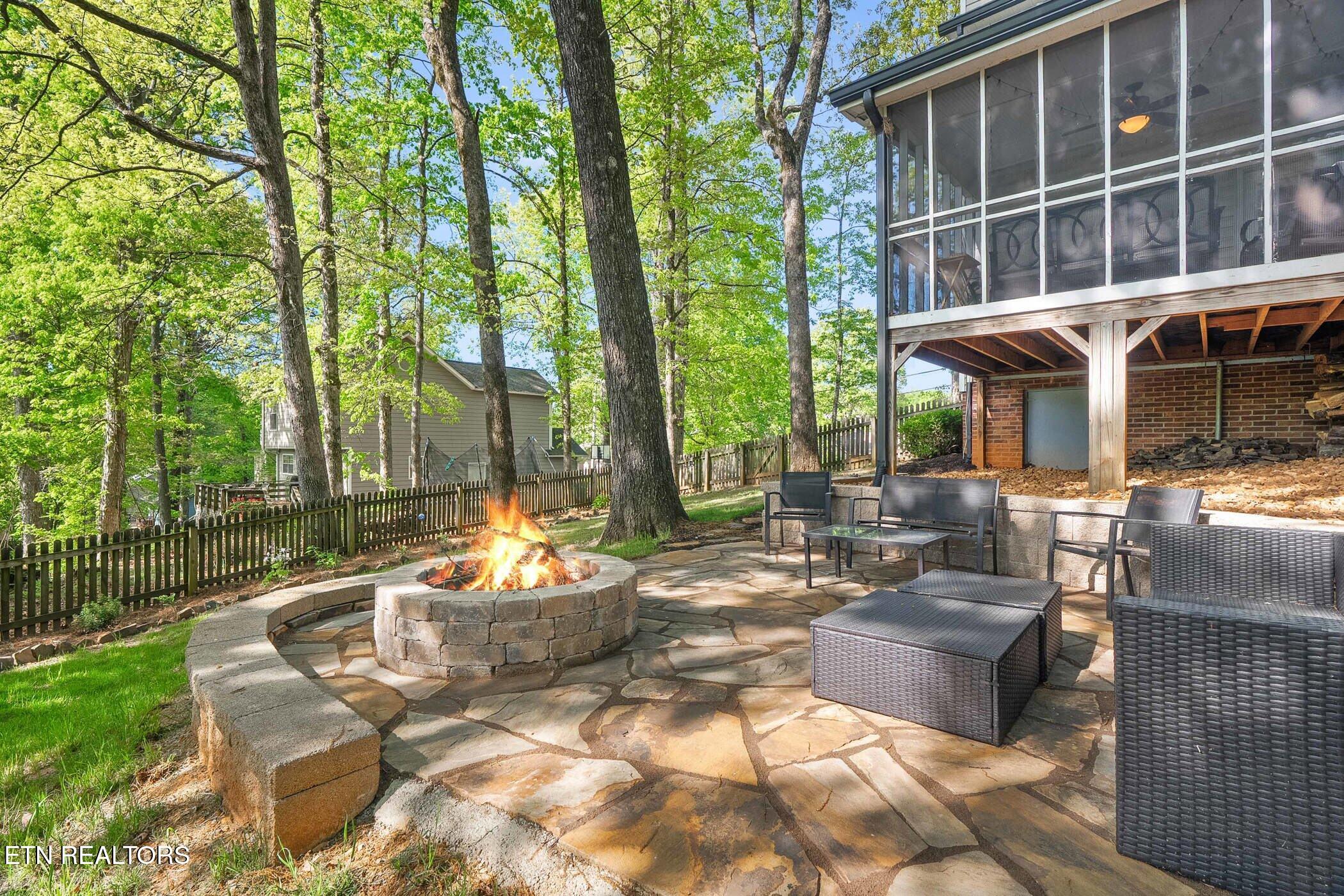 9140 Colchester Ridge Road Knoxville, TN 37922 - Photo 18 of 35 Fire Pit/Patio