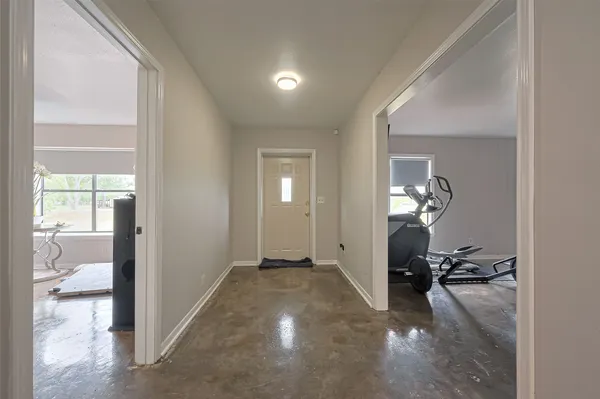 a view of an empty room
