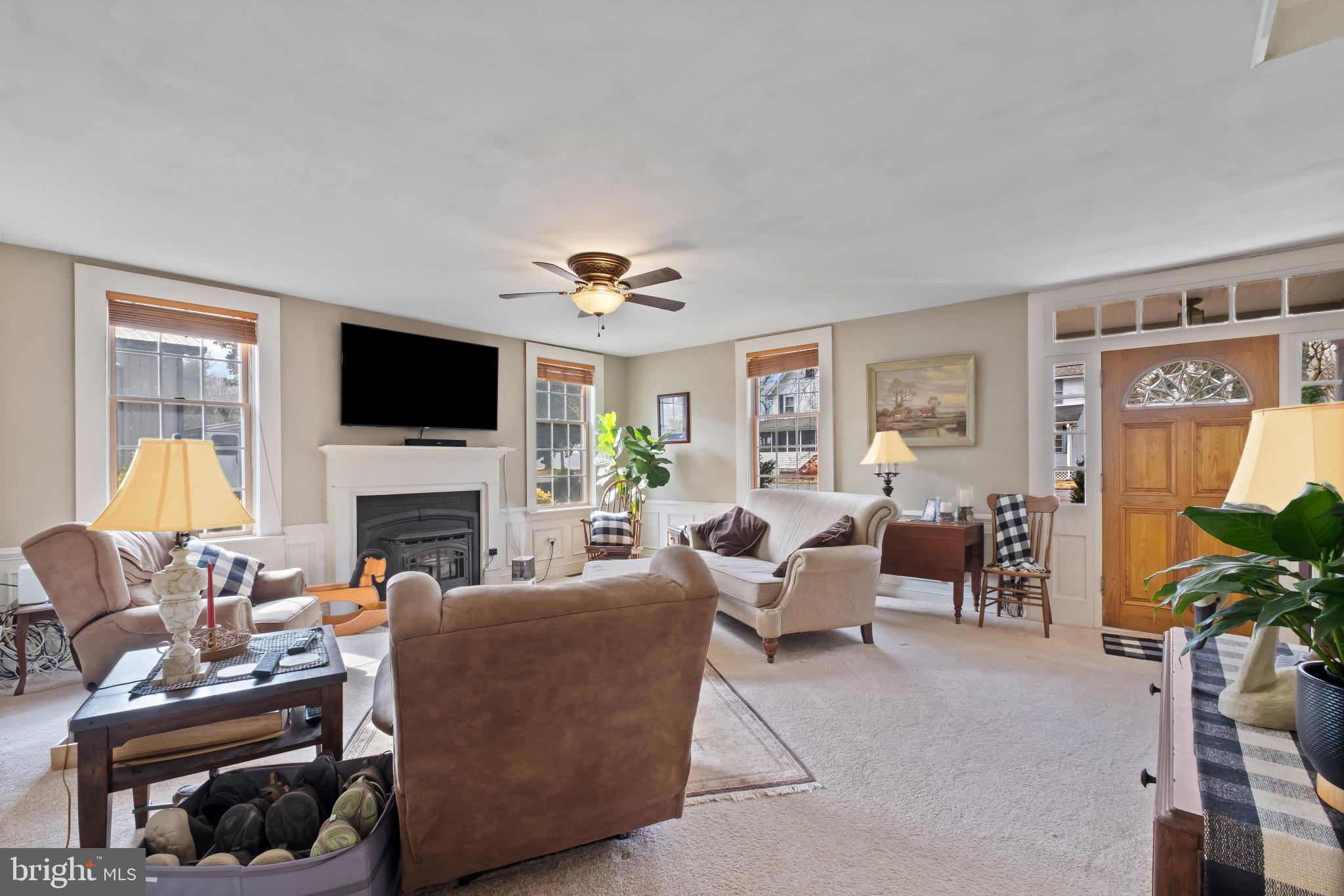 3421 Allen Road Eden, MD 21822 - Photo 16 of 56 a living room with furniture and a fireplace