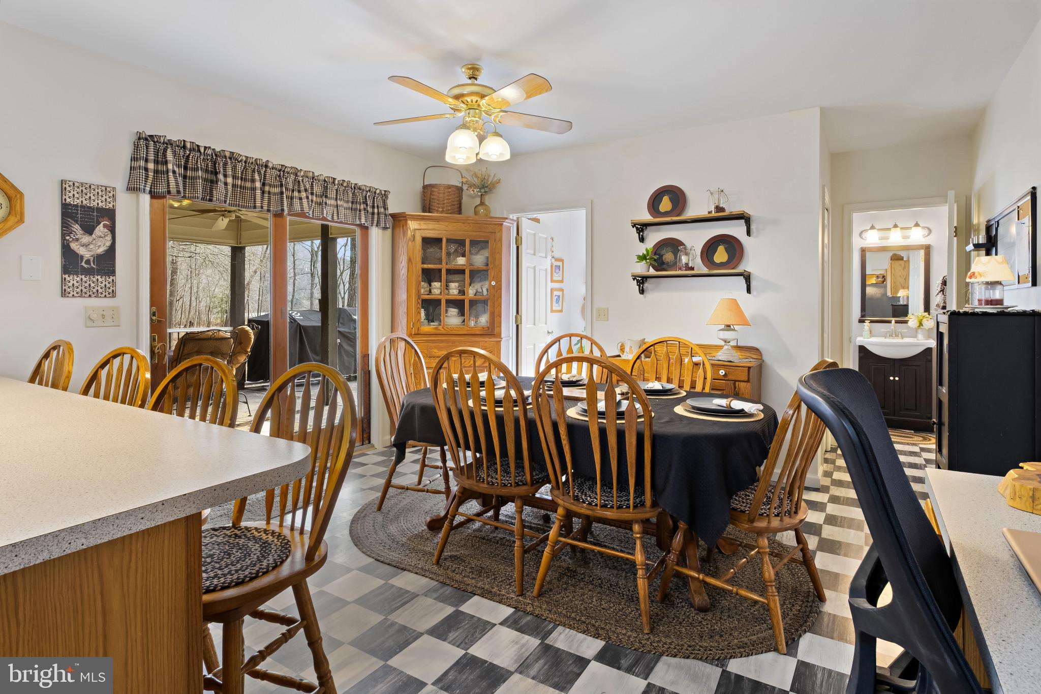 3421 Allen Road Eden, MD 21822 - Photo 23 of 56 a view of a dining room with furniture and chandelier