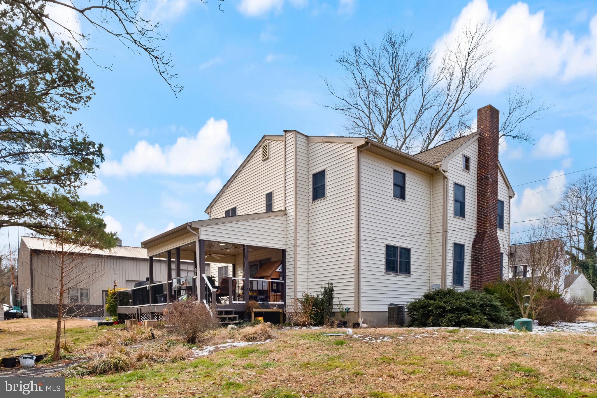 3421 Allen Road Eden, MD 21822 - Photo 54 of 56 a front view of a house with yard and seating area