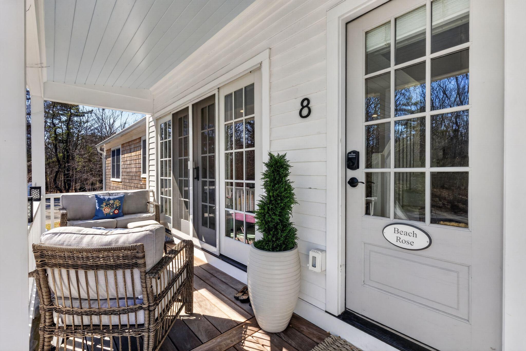 15 Langsford Road, Unit 8 Kennebunkport, ME 04046 - Photo 5 of 36 Front porch sitting area