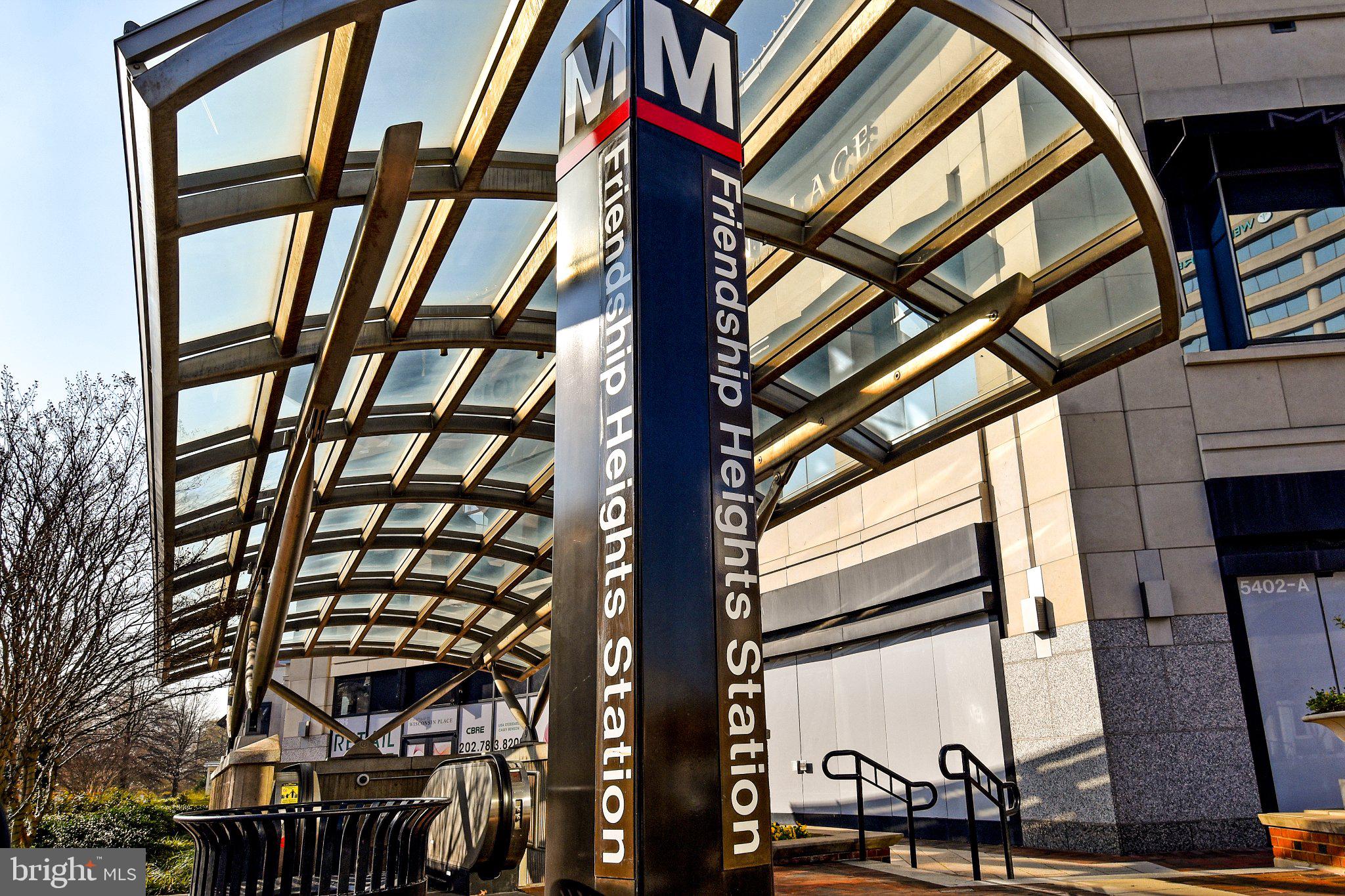 5101 River Road, Unit 712 Bethesda, MD 20816 - Photo 27 of 38 Friendship Heights Metro Entrance