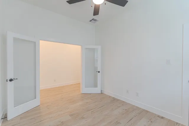 wooden floor in an empty room