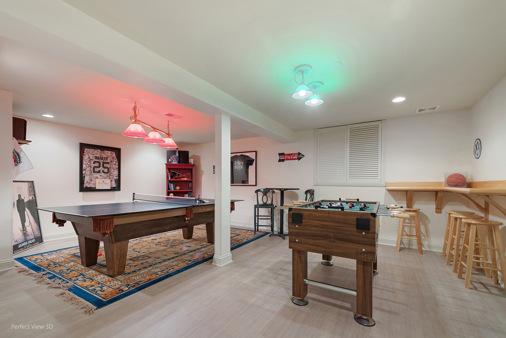 734 Highview Avenue Glen Ellyn, IL 60137 - Photo 23 of 25 a living room with furniture a flat screen tv and a fireplace