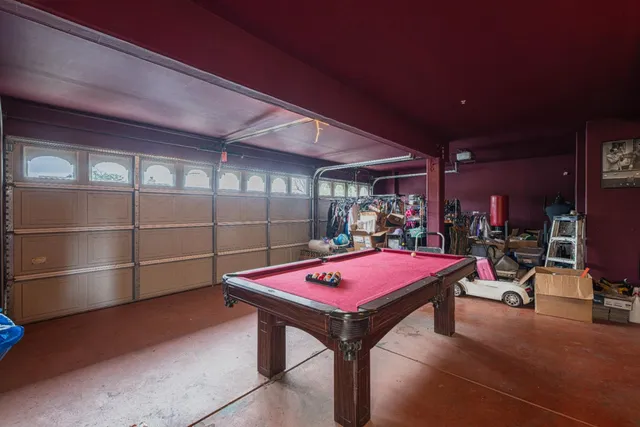 a view of a terrace with furniture