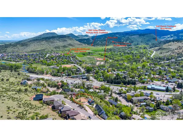 a view of city and mountain