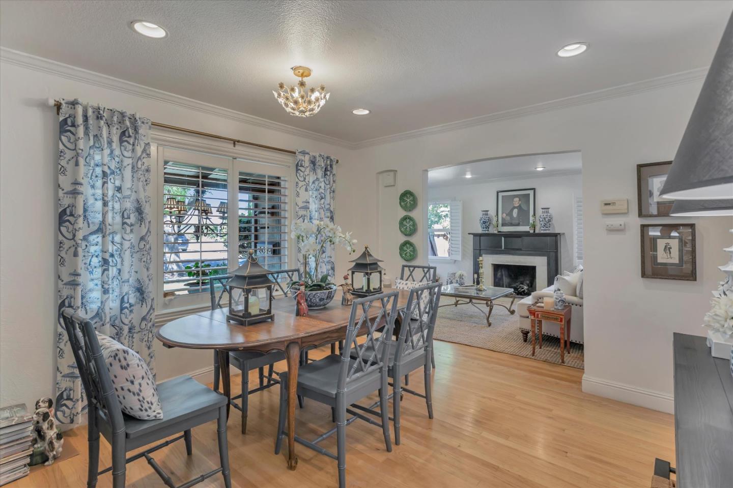 2084 Ellen Avenue San Jose, CA 95125 - Photo 19 of 43 a view of a dining room with furniture window and wooden floor