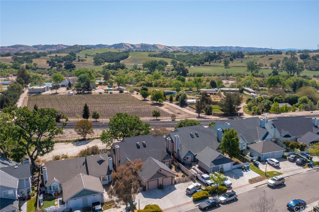 41 Brewer Street Templeton, CA 93465 - Photo 45 of 57 an aerial view of a city with lots of residential buildings