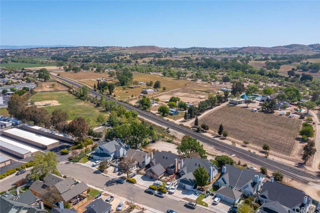 41 Brewer Street Templeton, CA 93465 - Photo 47 of 57 an aerial view of a city with lots of residential buildings
