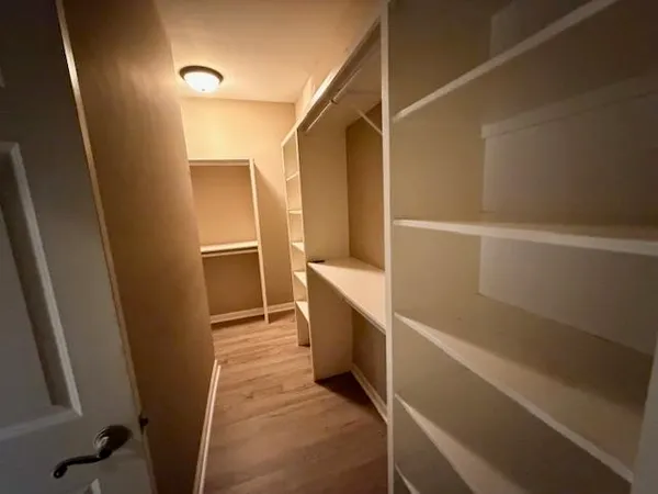 a view of walk in closet